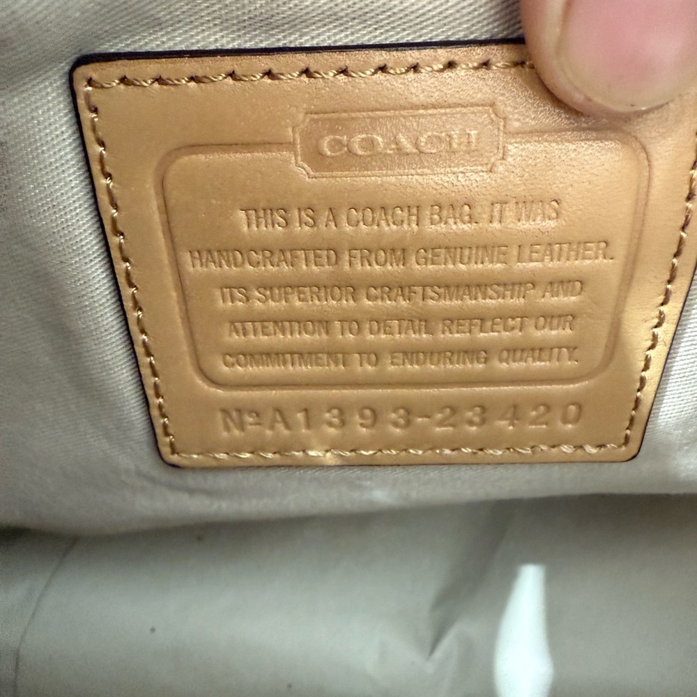 Coach LEGACY LARGE DOG LEASH DUFFLE 23420 | REED KRAKOFF ERA | SAND LEATHER 2013 - Picture 15 of 16